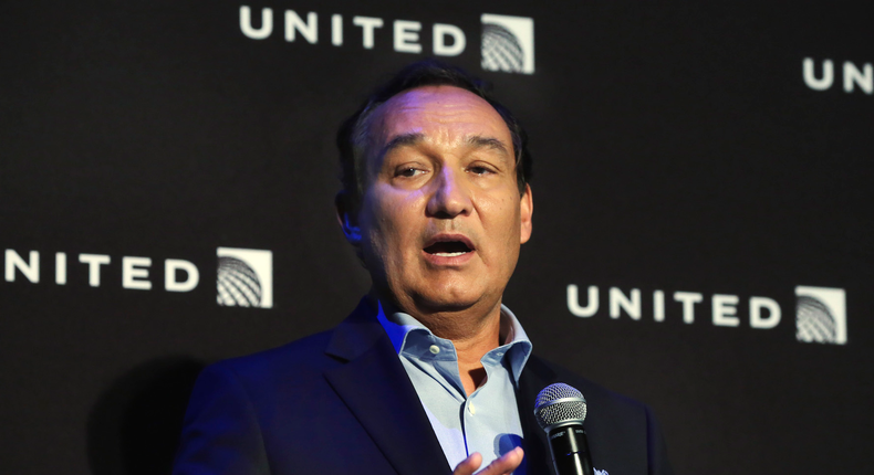 United Airlines CEO Oscar Munoz.