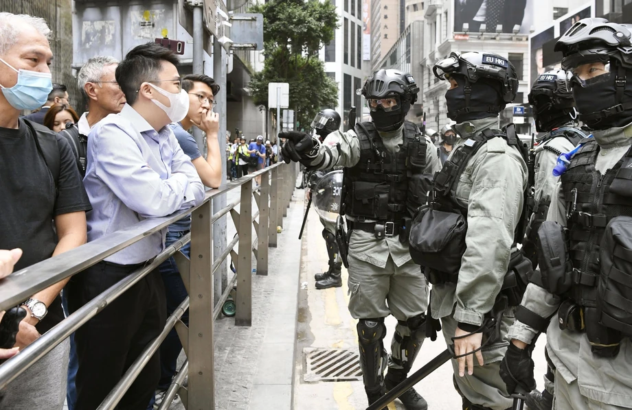 Hongkong, protesty antyrządowe 19.11.2019