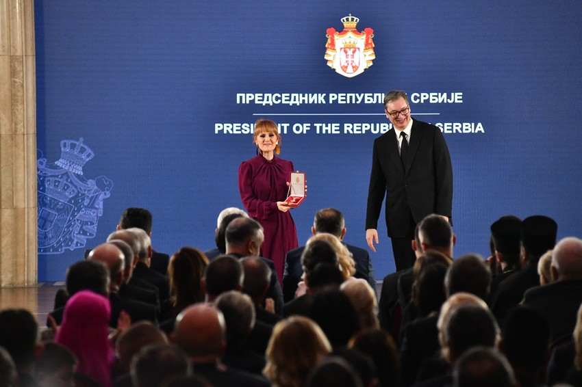 Zorica Brunclik i Aleksandar Vučić