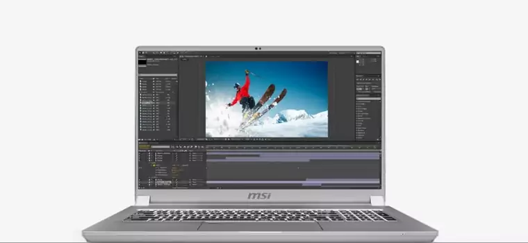 MSI Creator 17 to pierwszy laptop z  ekranem Mini LED