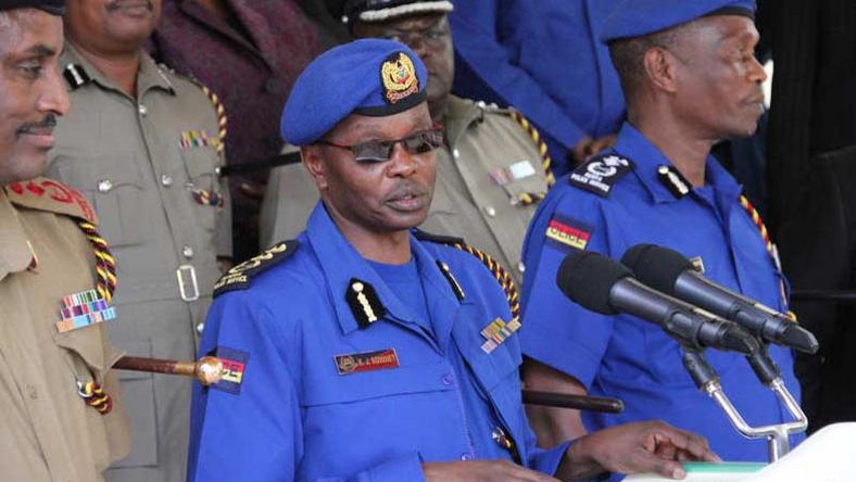 IG Joseph Boinnet and a few county commanders in the new police uniform (Twitter)