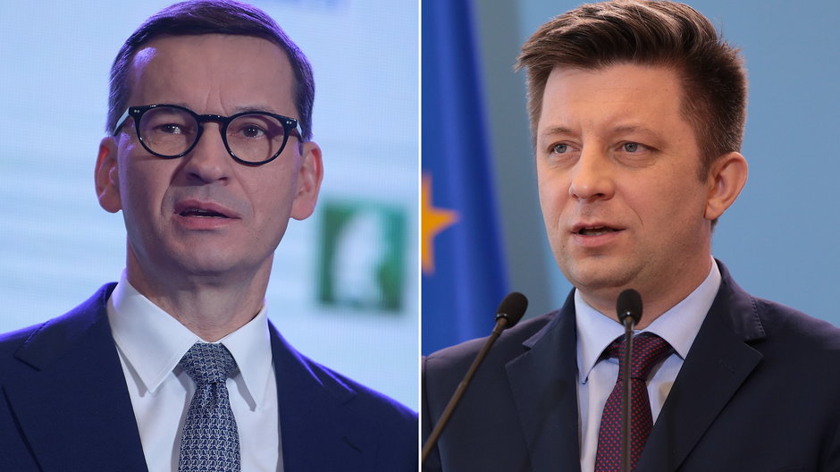 Mateusz Morawiecki i Michał Dworczyk