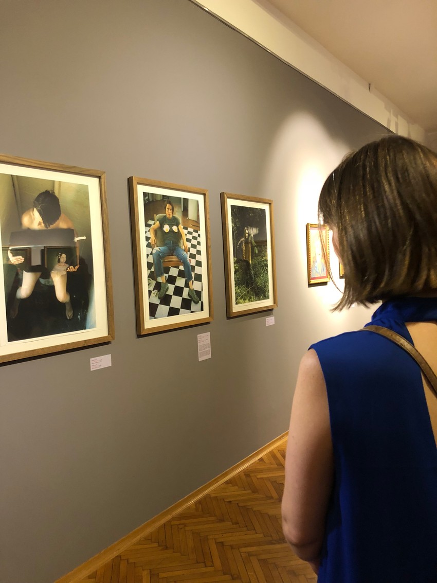 Dela Sare Lukas na izložbi