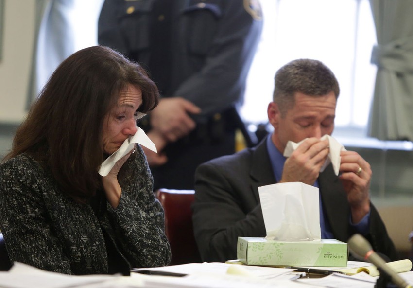 Srce im se slomilo: Elizabet i Šon Kaning često su u sudnici zajedno plakali