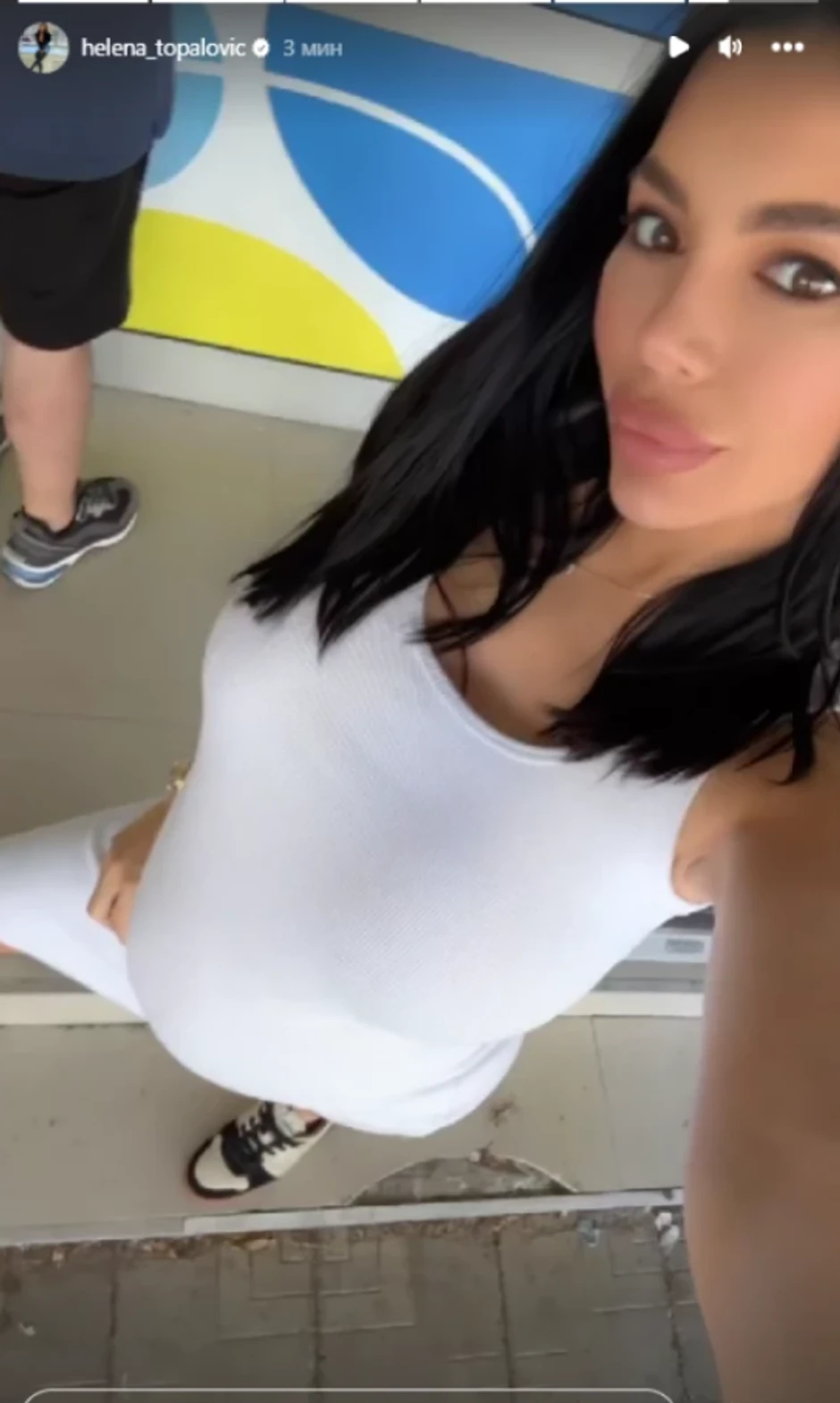 Helena Topalović pred porođaj