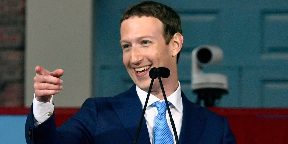 Mark Zuckerberg powiększył od początku 2018 roku majątek o 5,5 mld dolarów, ale to mało przy wyniku Jeffa Bezosa