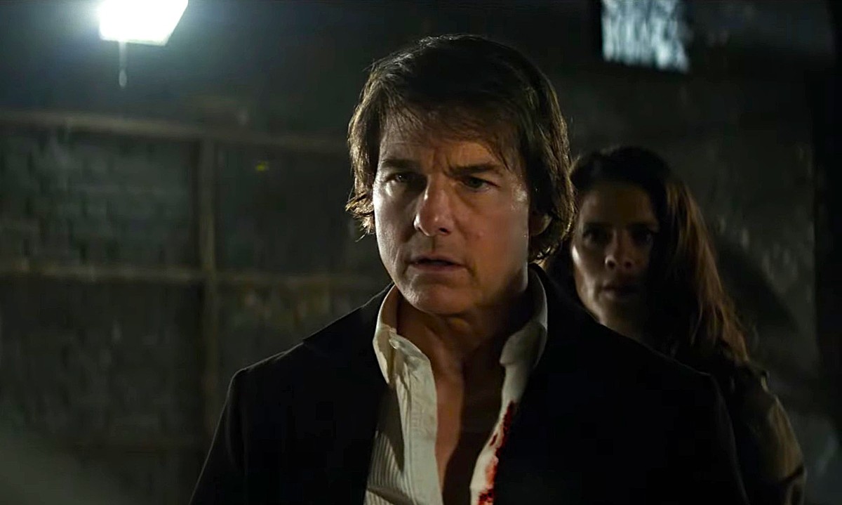 Tom Cruise i Hayley Atwell w filmie ""Mission: Impossible - The Final Reckoning"