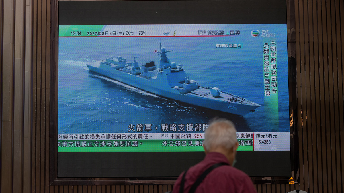 Oto jak gigantyczne są chińskie manewry wojskowe u wybrzeży Tajwanu