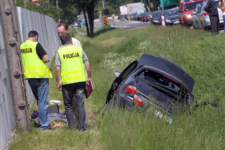 Wypadek na krajowej 7 - Glinojeck