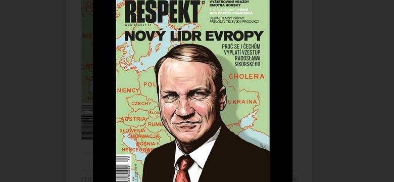 Sikorski liderem Europy? Czeski tygodnik z polskim ministrem na okładce
