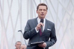 Krzysztof Ziemiec maluje ściany w Dublinie. 'Jestem na robocie' [FOTO]