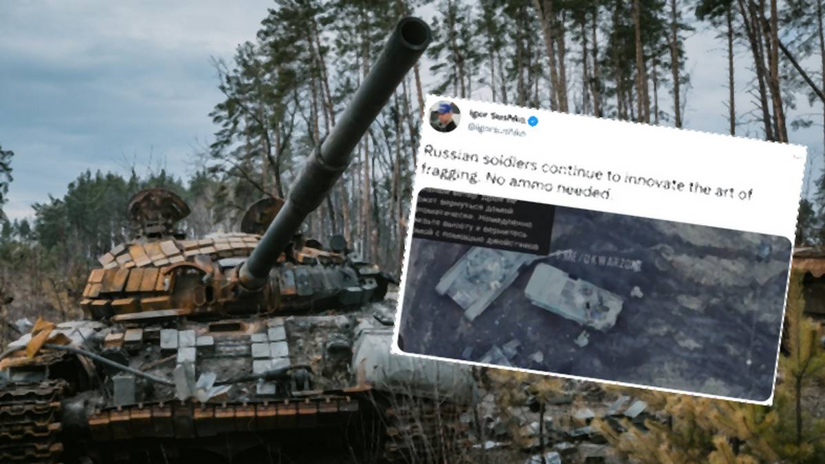 Nagranie z udziałem czołgu T-72 zaskakuje (fot. twitter.com/igorsushko)
