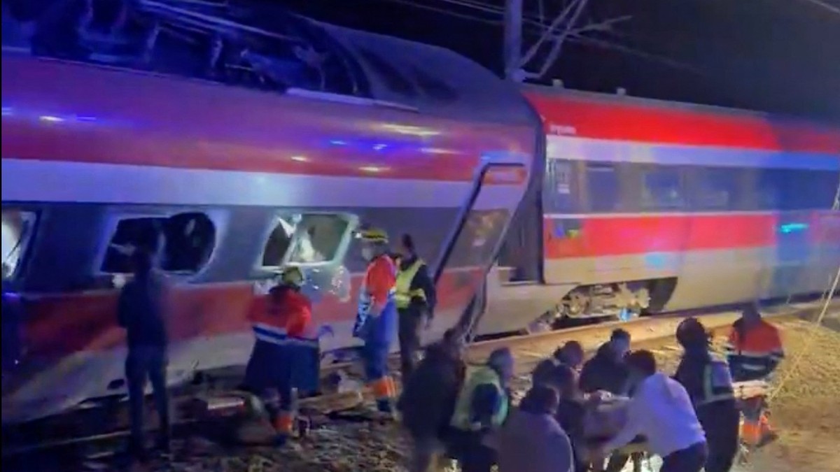 Sudar vozova u Španiji 18. januara