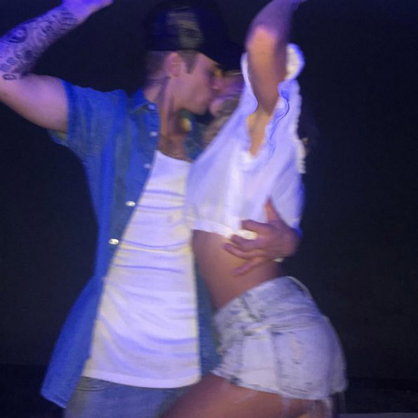 Justin i Hailey w noc sylwestrową