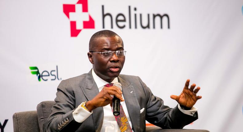 Lagos State Governorship candidate, APC, Mr. Babajide Sanwo-Olu making a point during the question and answer session at the Digital Lagos at the Vibranium Valley on Friday 09-11-18.