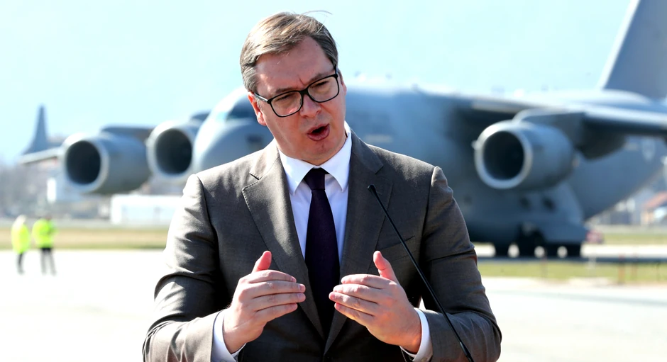 Vučić na konferenciji u Sarajevu nakon donacije 5.000 doza "AstraZeneke" Bosni i Hercegovini