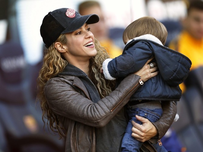 Shakira z synem Sashą