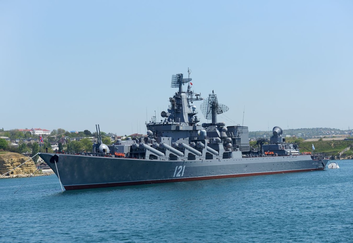 Rosyjski krążownik "Moskwa"