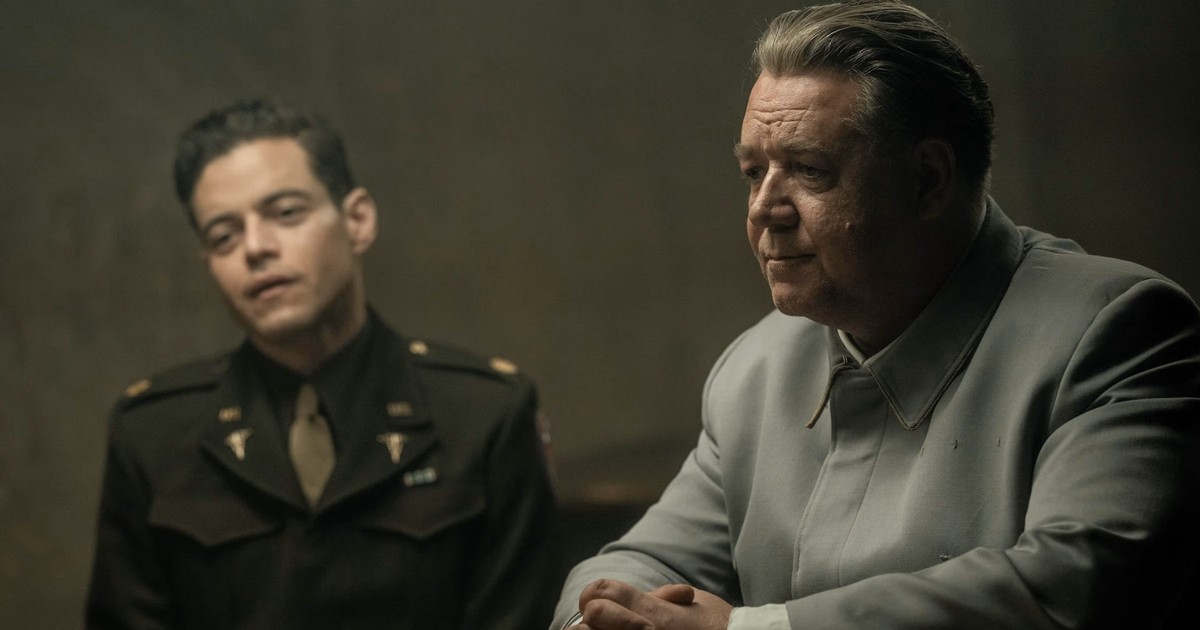 Russell Crowe i Rami Malek w filmie "Norymberga"