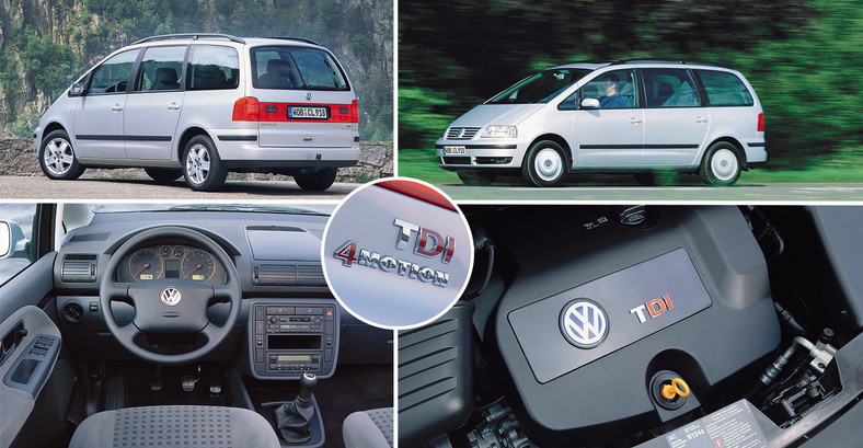 Osobowe 4x4/vany: Volkswagen Sharan I (1996-2010), od 13 500 zł