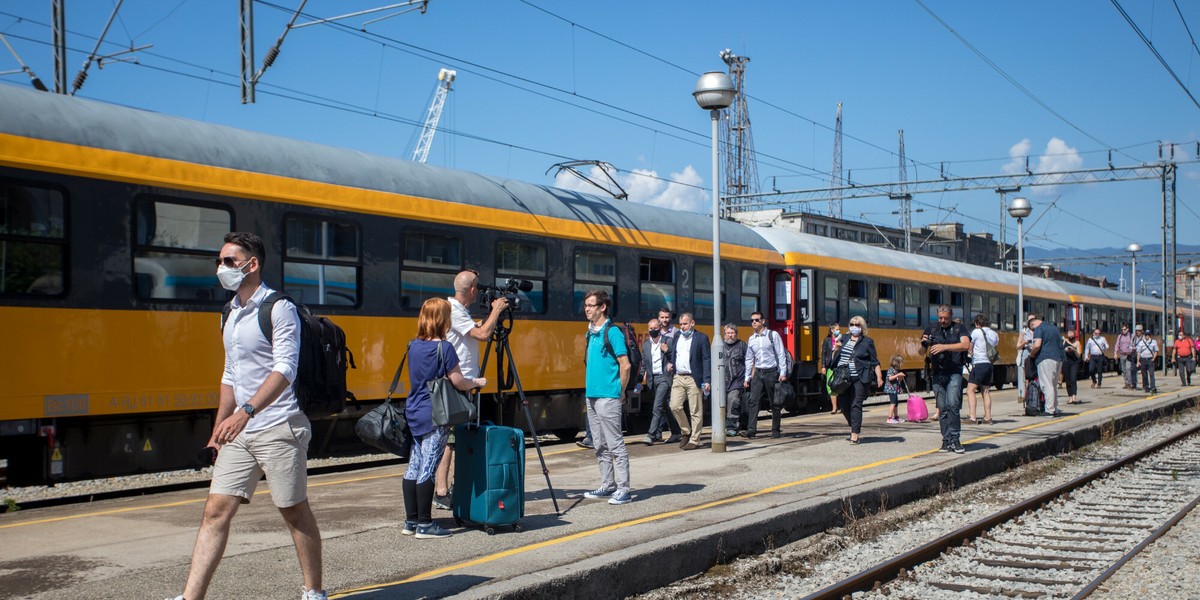 Pierwszy pociąg z Pragi do Rijeki przyjechał w lipcu 2020 r. Połączenie okazało się ogromnym sukcesem.