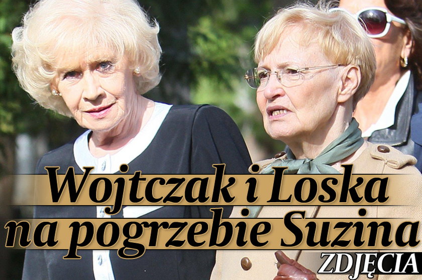 Wojtczak i Loska na pogrzebie Suzina. Foto