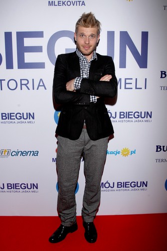 Tomasz Ciachorowski na premierze filmu 'Mój biegun'