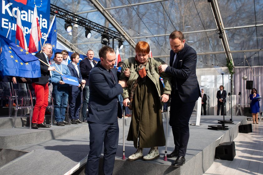 Janina Ochojska podczas Rady Krajowej Platformy Obywatelskiej