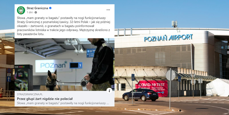 Ze zmęczenia zażartował na lotnisku. W efekcie Polak zapłacił mandat i nigdzie nie poleciał