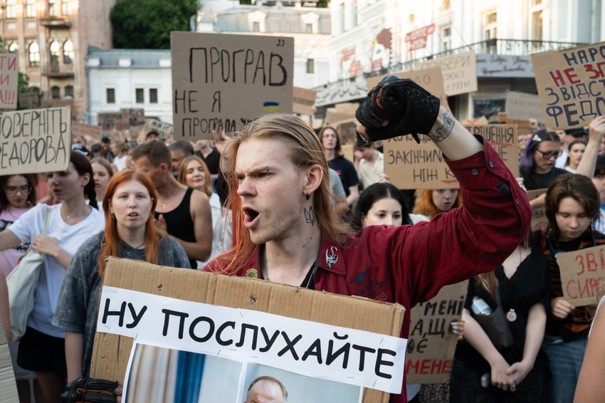 Protest u Kijevu u znak podrške Fedorovu