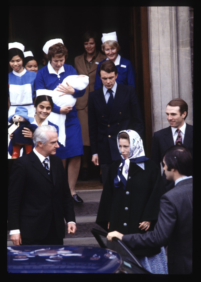 Księżniczka Anna, szpital św. Marii, 1977 r.