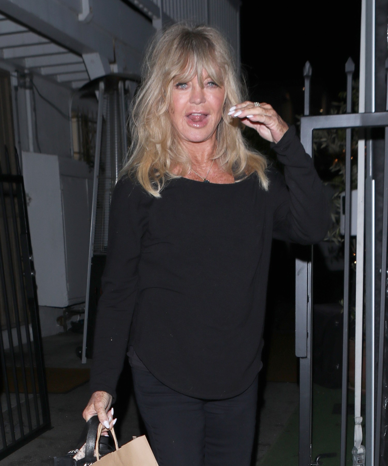 Americká herečka Goldie Hawn.