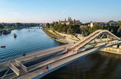 Kładka Kazimierz–Ludwinów połączy Kraków. Wielkie otwarcie już 4 października