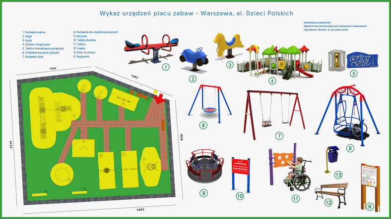 Projekt integracyjnego placu zabaw