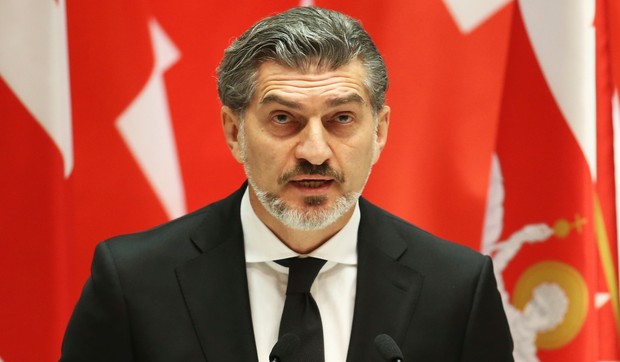Mihail Kavelašvili nakon inauguracije u Tbilisiju 29. decembra
