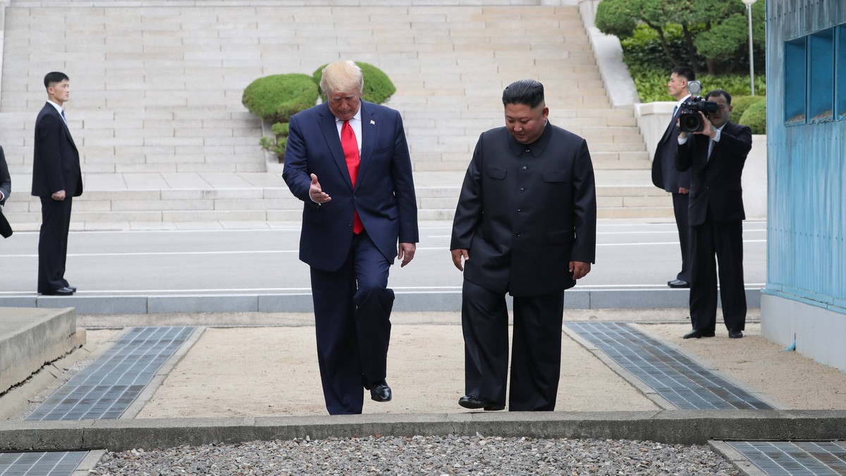 Donald Trump i Kim Dzong Un