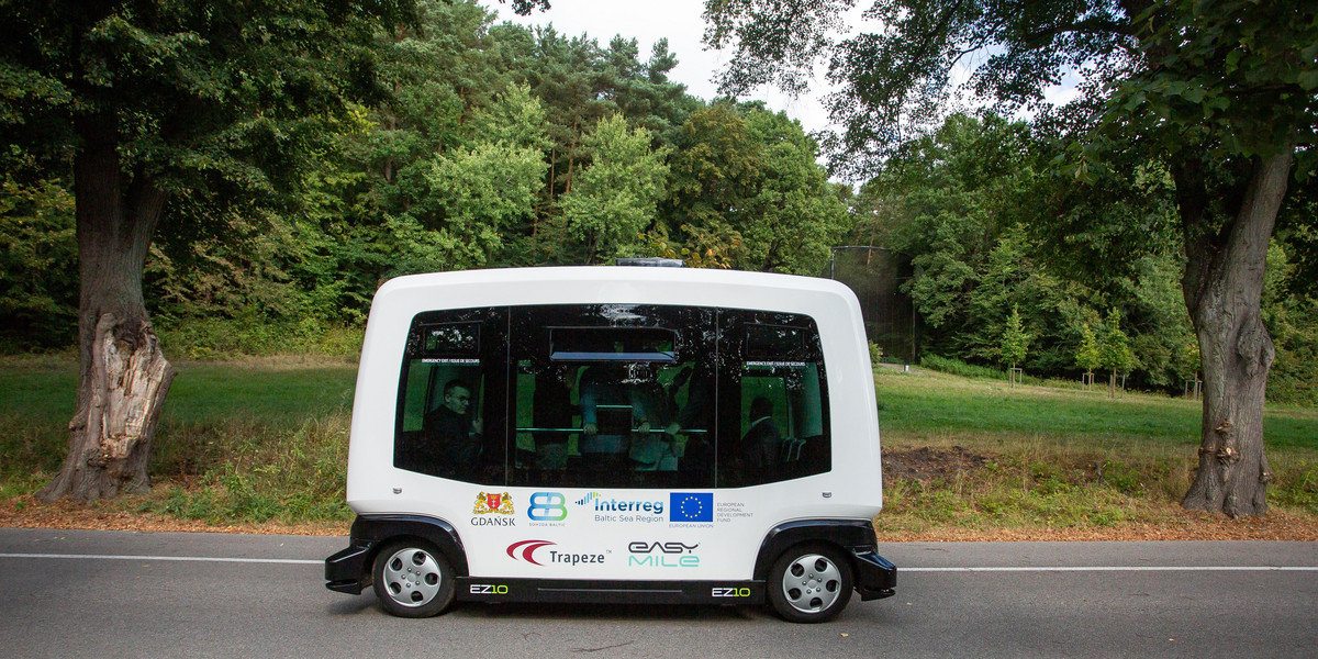 autonomiczny bus w Gdańsku