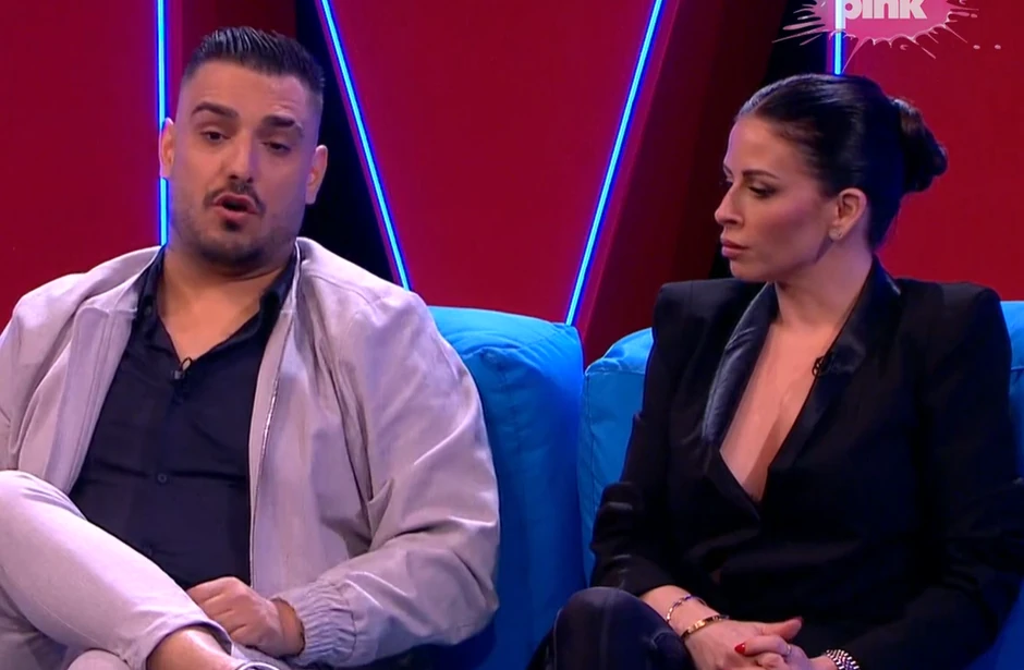 Darko Lazić sa bivšom i sadašnjom suprugom