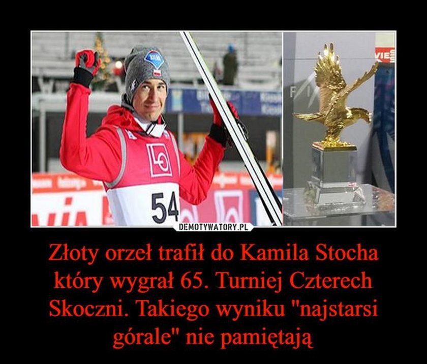 Turniej Czterech Skoczni: MEMY po sukcesie Stocha, Żyły i Kota!