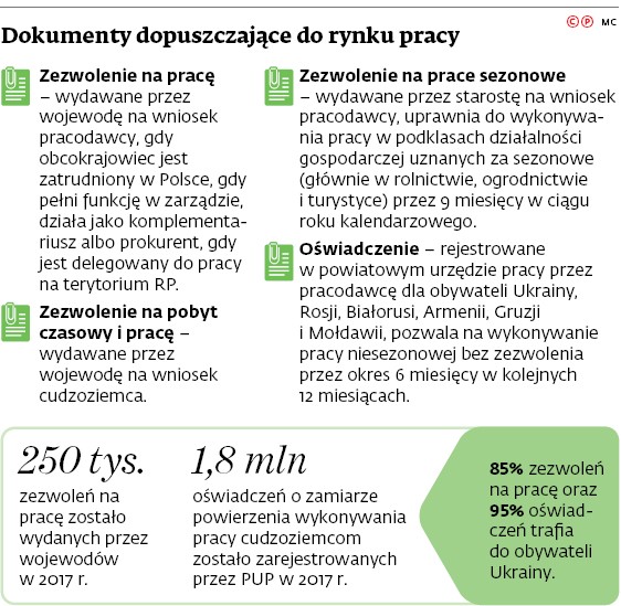 Dokumenty dopuszczające do rynku pracy