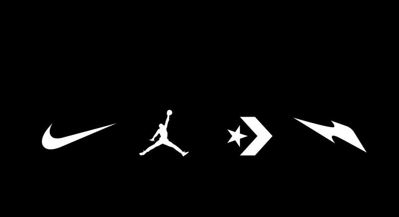 Nike, Jordan, Converse, and RTFKT logos