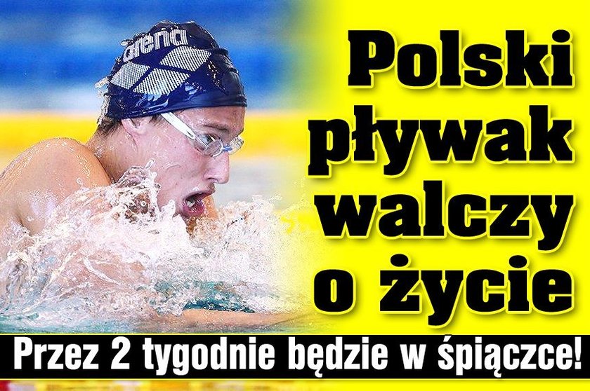 Polski pływak jest w śpiączce. Został brutalnie pobity?