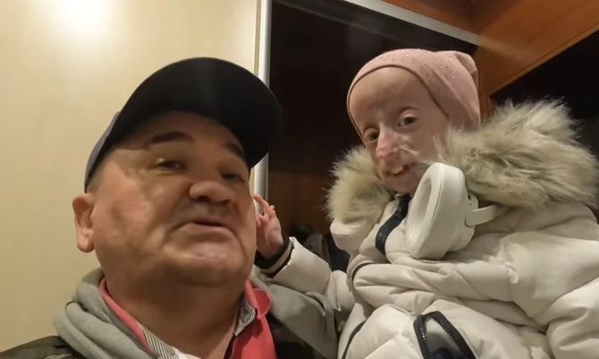 Anja sa svojim ocem koji joj je velika podrška