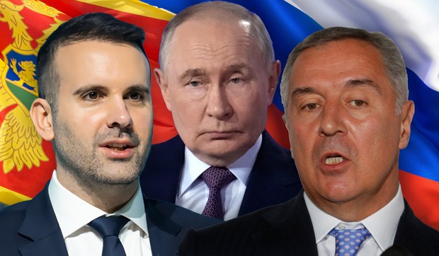 Milojko Spajić, Milo Đukanović i Putin 