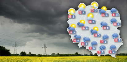 Przed nami pogodowy rollercoaster. Deszcz, burze i duże różnice temperatury [PROGNOZA IMGW]