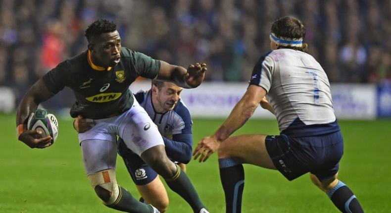 Siya Kolisi was involved in an altercation with Pete Horne