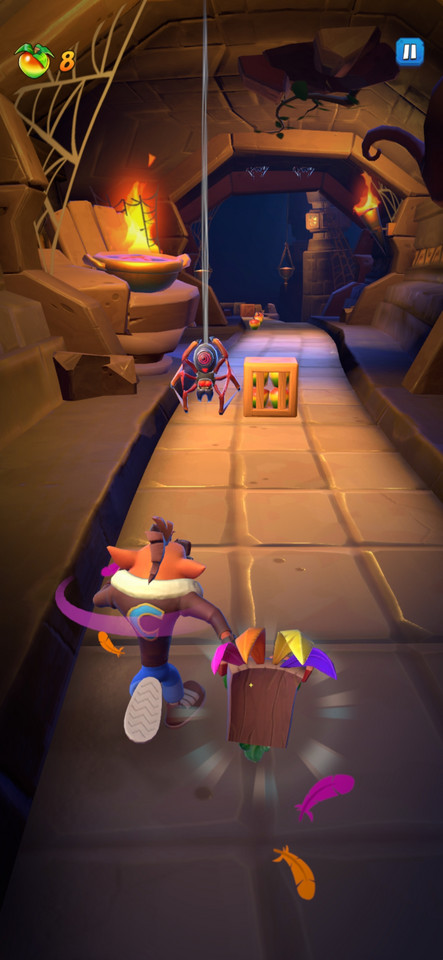 Crash Bandicoot: On the Run - screenshot z gry (wersja na Androida)