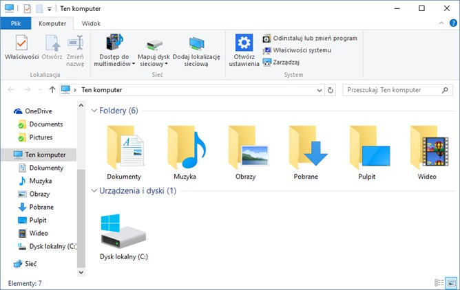 Windows 10: jak zmienić Szybki dostęp na Ten komputer w Eksploratorze plików ?
