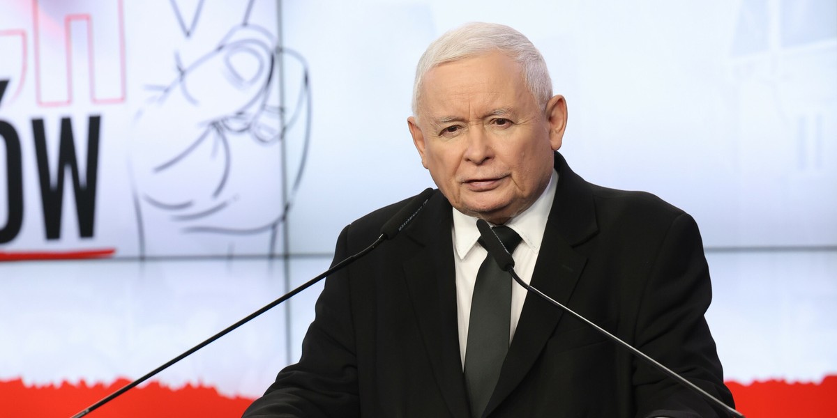 Prezes PiS Jarosław Kaczyński.