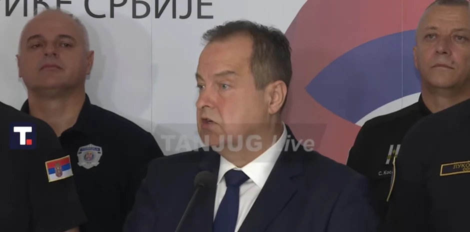 Ivica Dačić, konferencija za medije